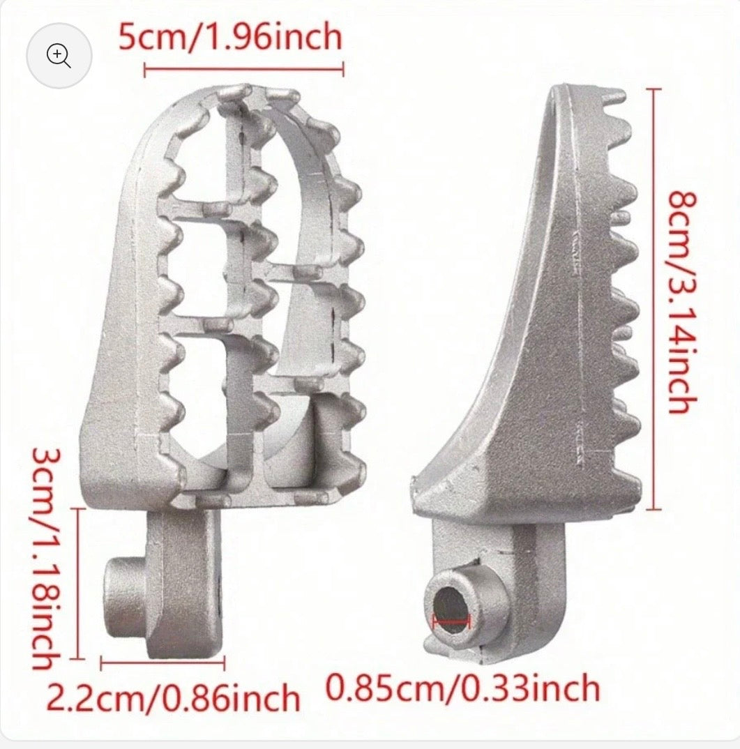 2pc motorcycle pegs for E-bike