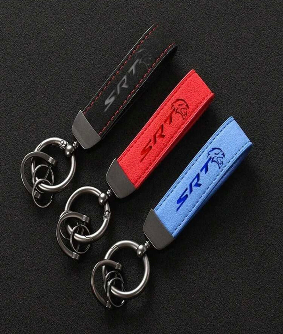 Leather keychain