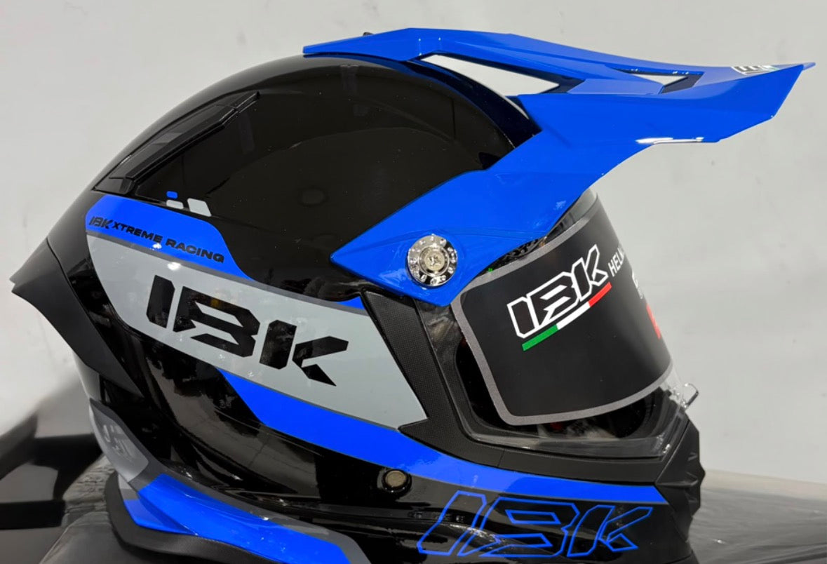 Full Cross Helmet (black & blue)