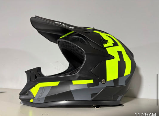 Full Cross Helmet (black & yellow)